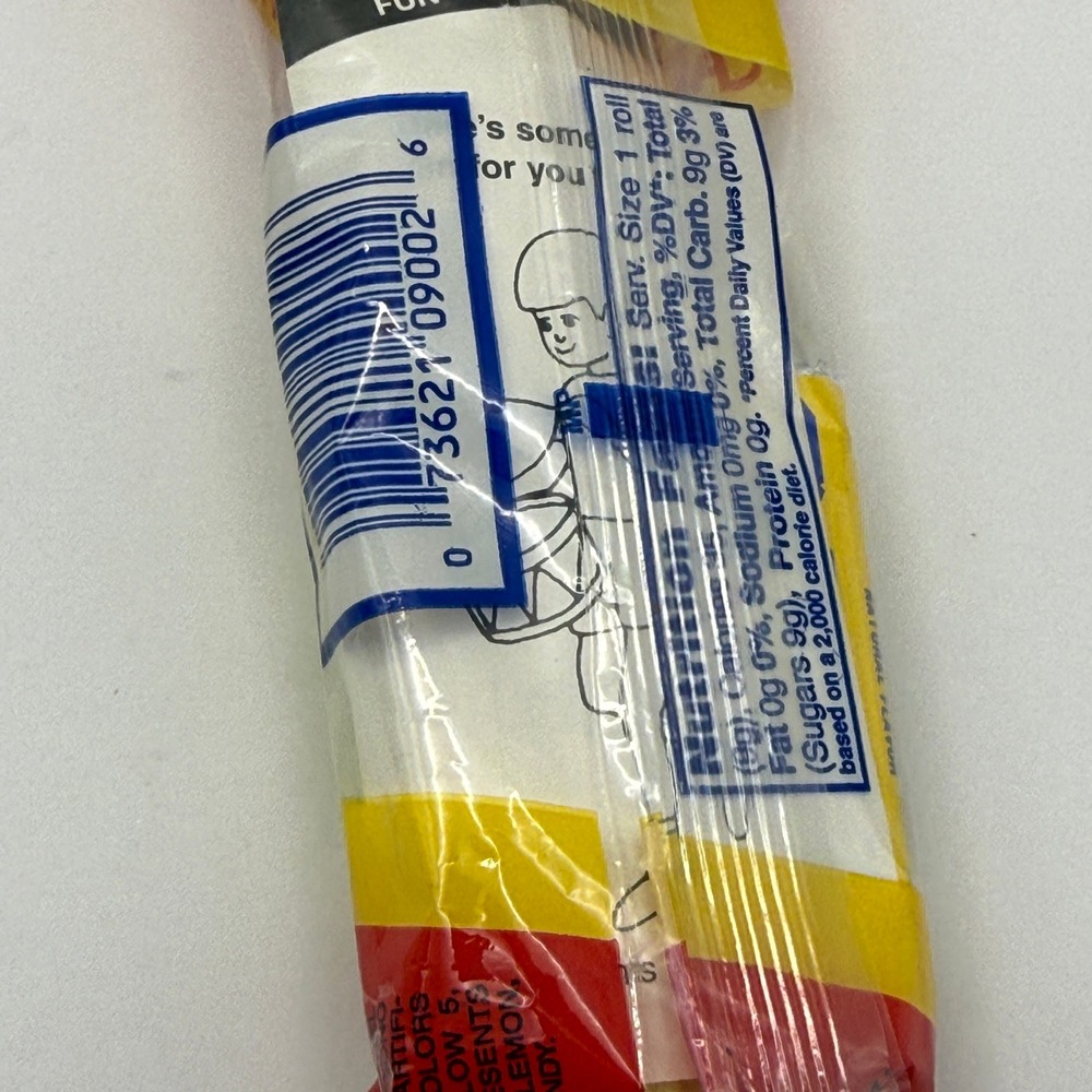 PEZ Candy Dispenser New Bugs Bunny Looney Tunes Neon Yellow Stem Red Hat - Picture 2 of 2